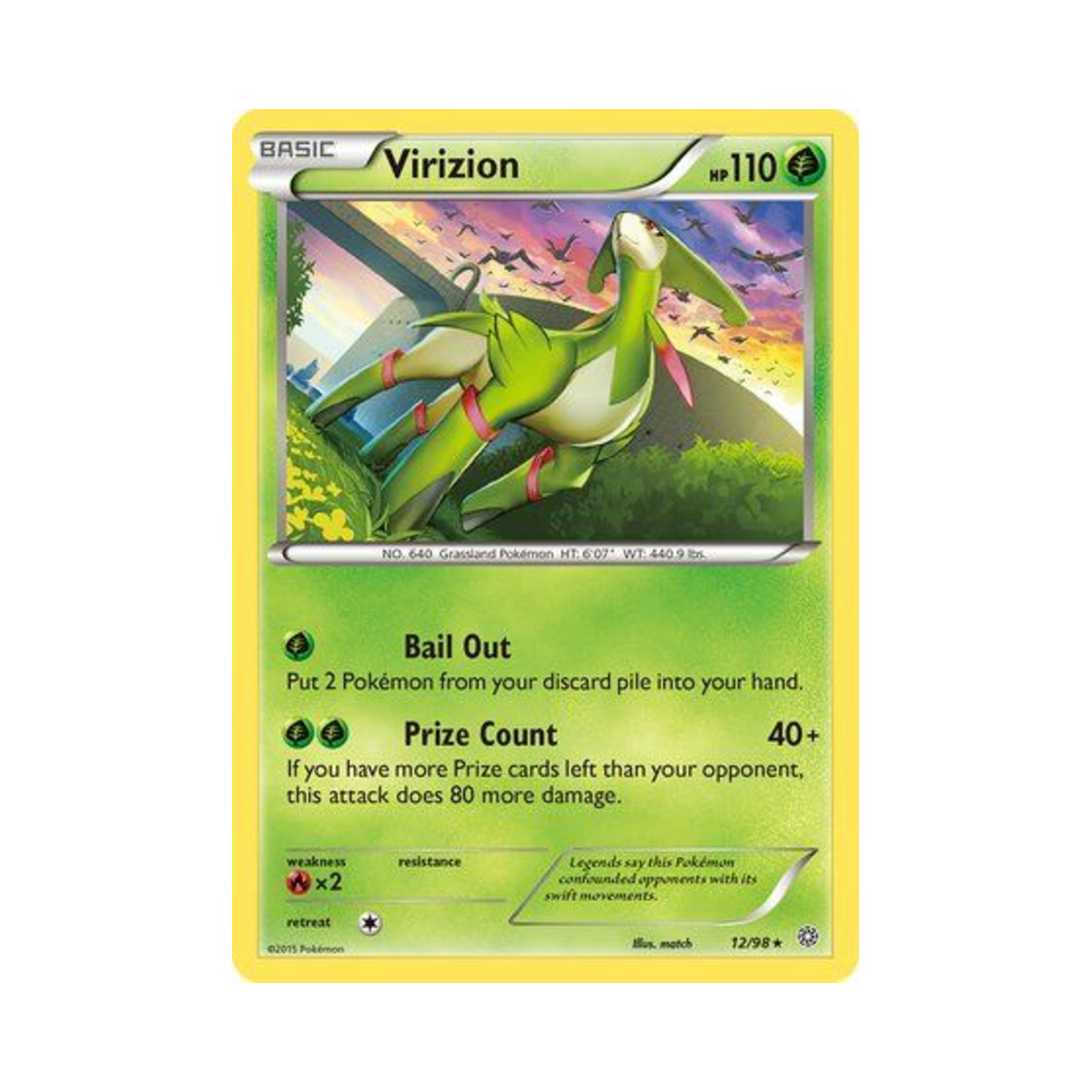 포켓몬 TCG 비리디온 RH 에인션트 오리진스 (영문판)(Pokemon TCG Virizion RH Ancient Origins (English Ver.)) - 1