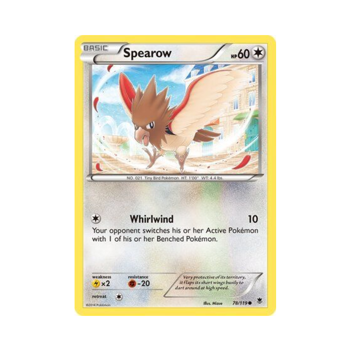 포켓몬 TCG 깨비참 C 팬텀 포스 (영문판)(Pokemon TCG Spearow C Phantom Forces (English Ver.)) - 1