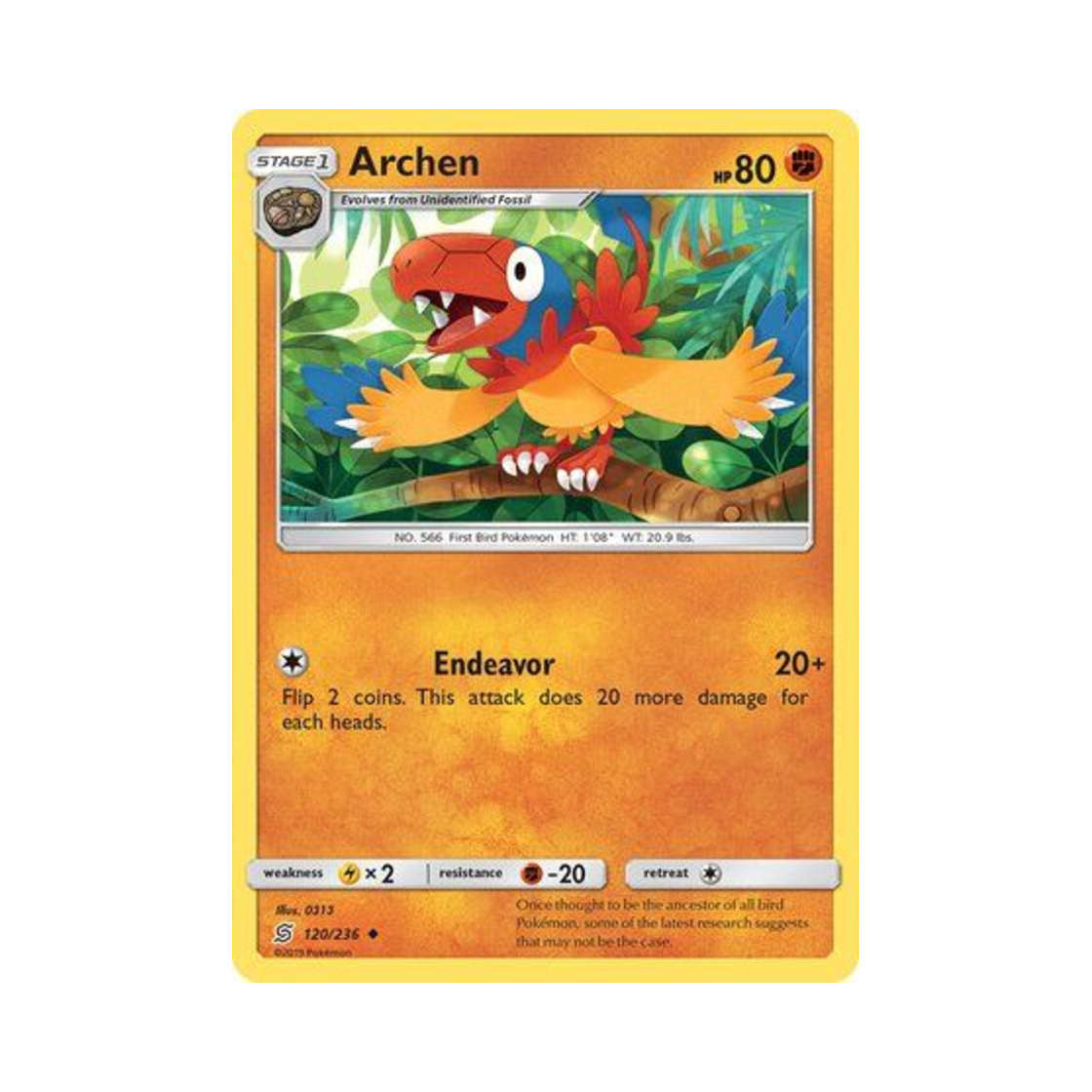 포켓몬 TCG 아켄 U 유니파이드 마인즈 (영문판)(Pokemon TCG Archen U Unified Minds (English Ver.)) - 1
