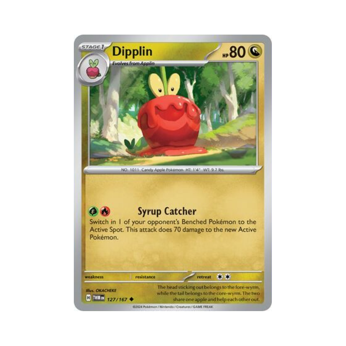 포켓몬 TCG 과미르 U 트와일라잇 마스커레이드 (영문판)(Pokemon TCG Dipplin U Twilight Masquerade (English Ver.)) - 1