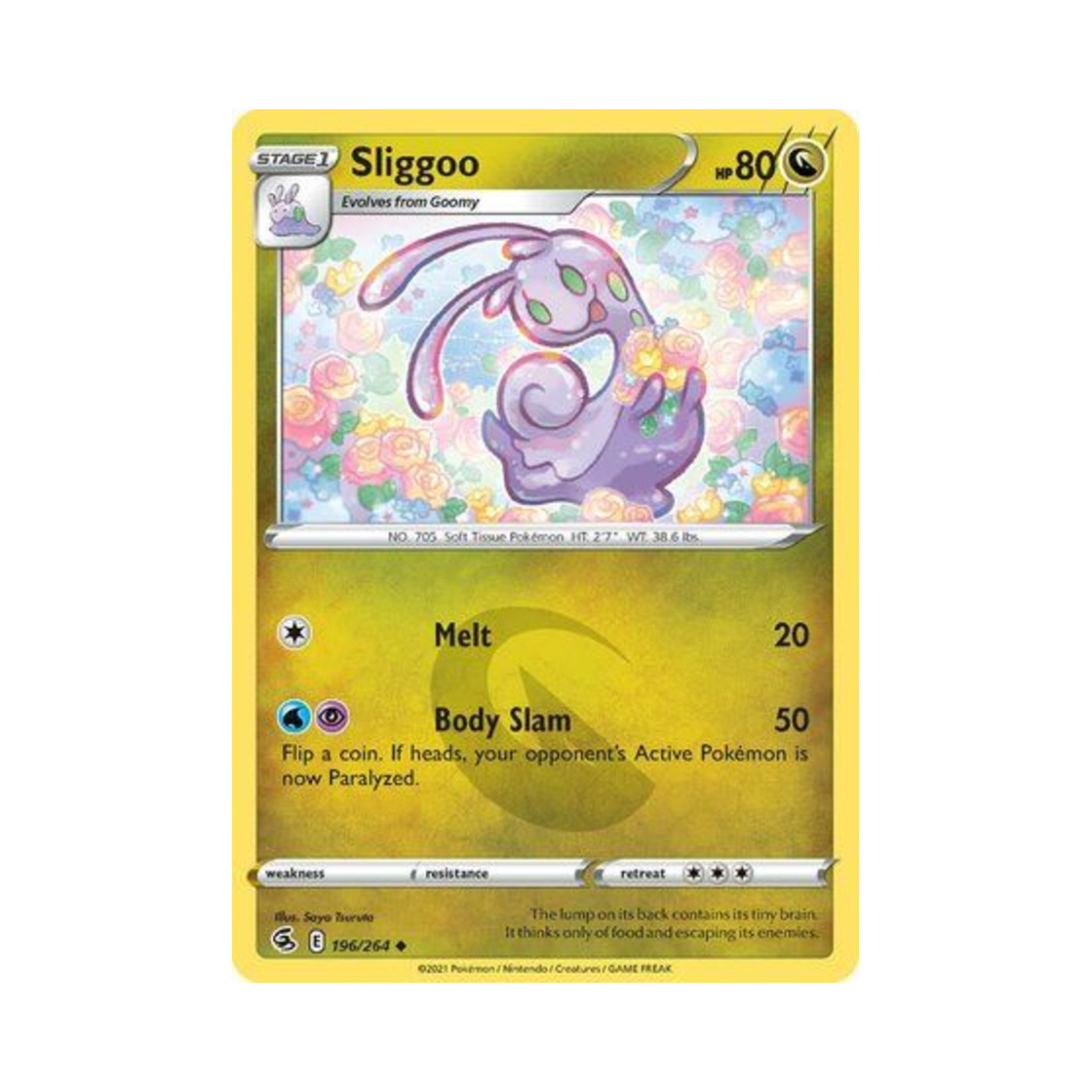 포켓몬 TCG 미끄네일 U 퓨전 스트라이크 (영문판)(Pokemon TCG Sliggoo U Fusion Strike (English Ver.)) - 1