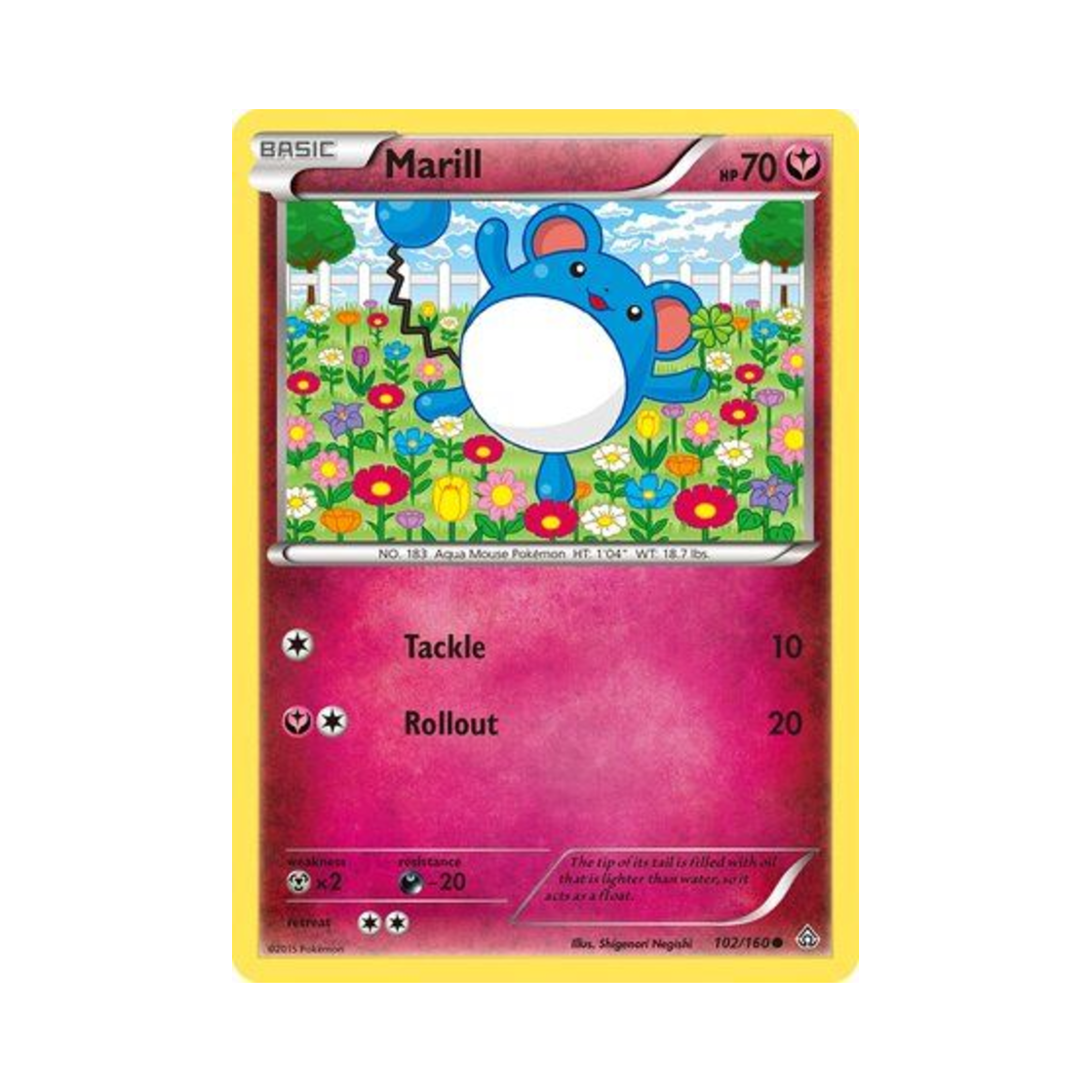 포켓몬 TCG 마릴 C 프라이멀 크래시 (영문판)(Pokemon TCG Marill C Primal Clash (English Ver.)) - 1