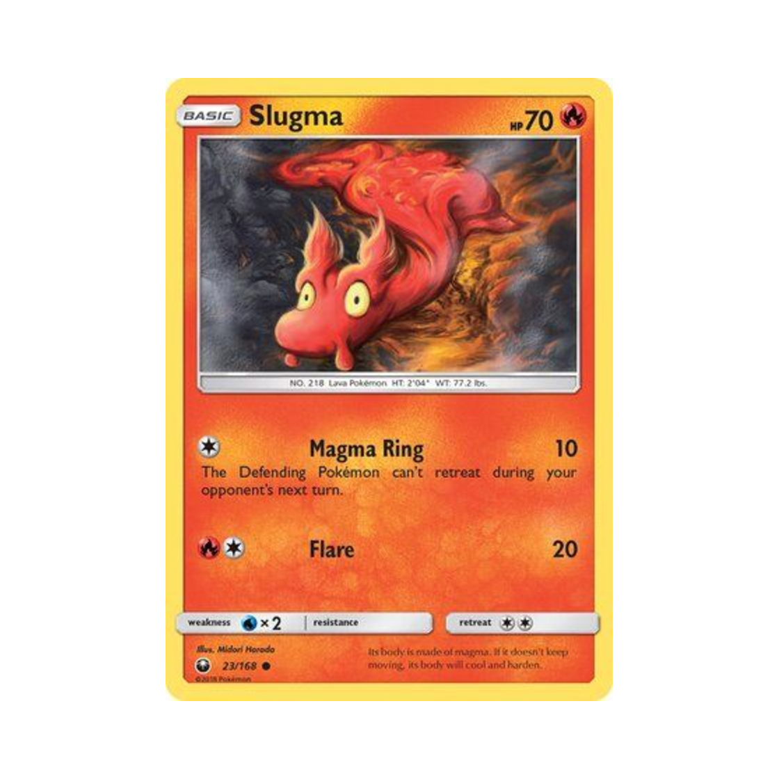 포켓몬 TCG 마그마그 C 셀레스티얼 스톰 (영문판)(Pokemon TCG Slugma C Celestial Storm (English Ver.)) - 1