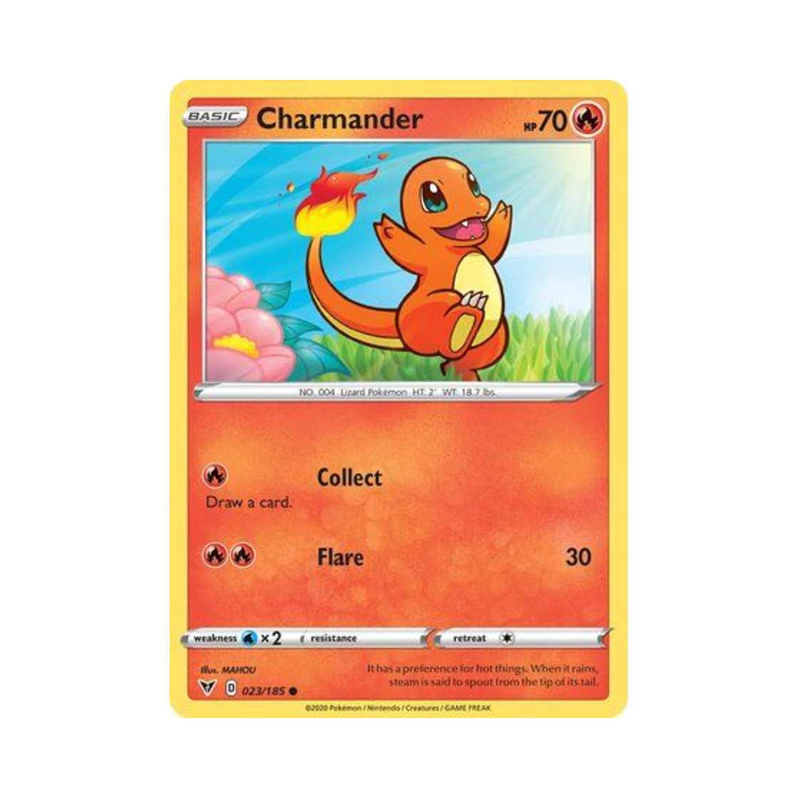 포켓몬 TCG 파이리 C 비비드 볼티지 (영문판)(Pokemon TCG Charmander C Vivid Voltage (English Ver.)) - 1