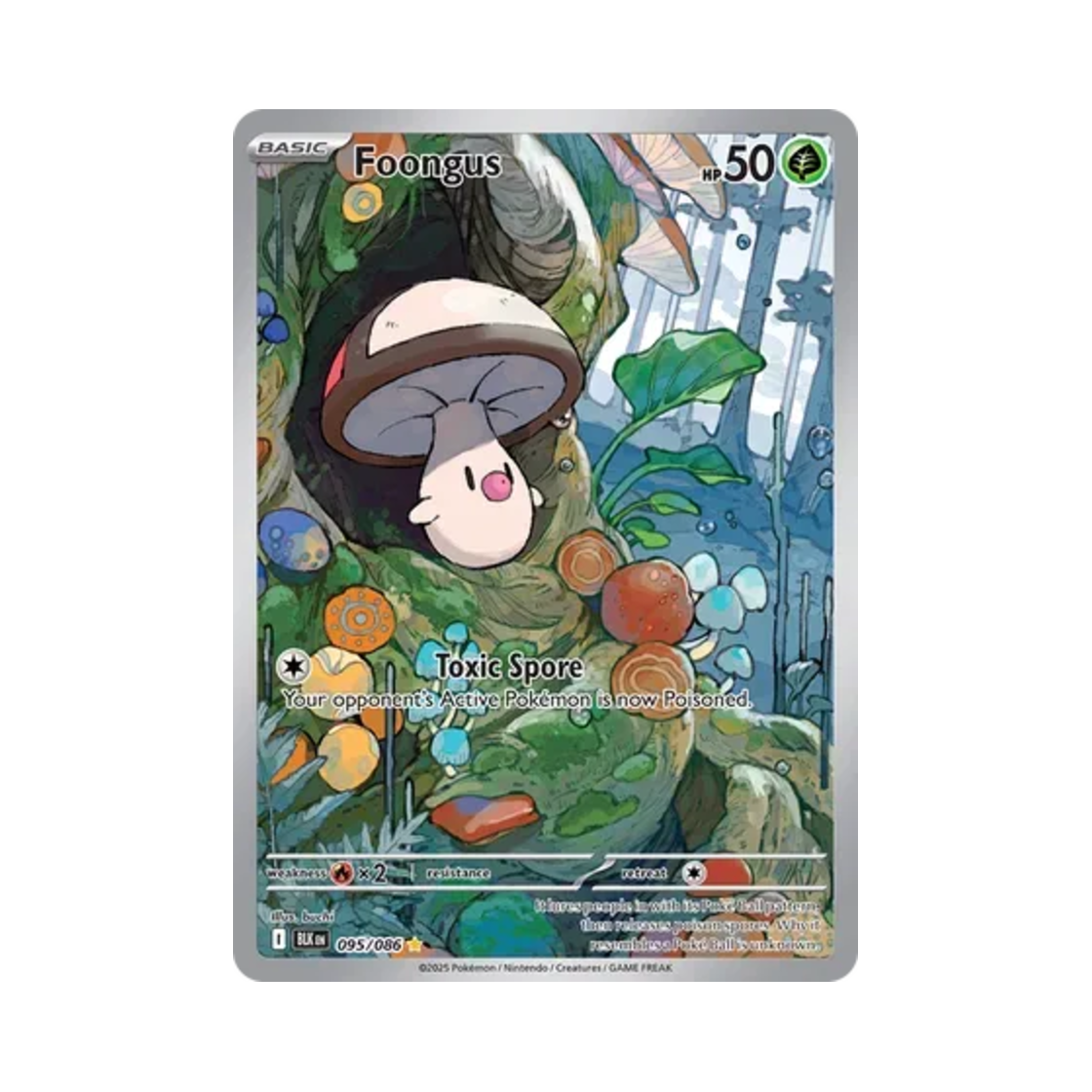포켓몬 TCG 깜놀버슬 IR 블랙볼트 (영문판)(Pokemon TCG Foongus IR Black Bolt (English Ver.)) - 1