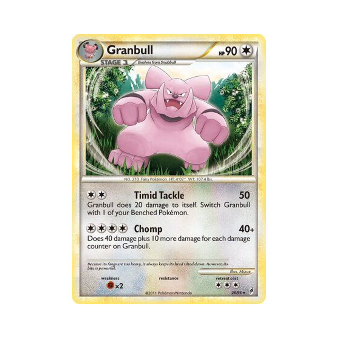 포켓몬 TCG 그랑블루 R 콜 오브 레전즈 (영문판)(Pokemon TCG Granbull R Call of Legends (English Ver.)) - 1