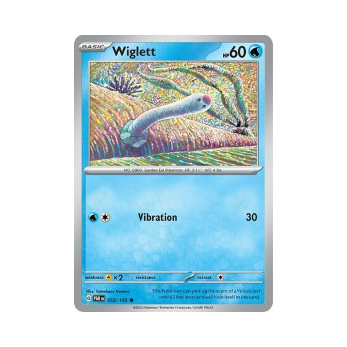 포켓몬 TCG 바다그다 C 파라독스 리프트 (영문판)(Pokemon TCG Wiglett C Paradox Rift (English Ver.)) - 1
