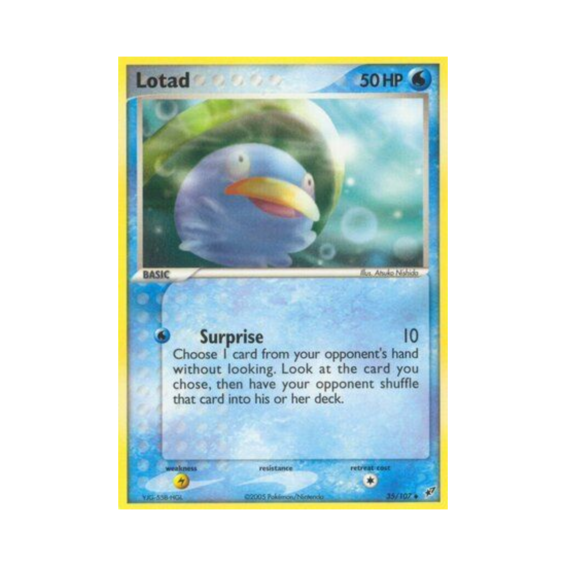 포켓몬 TCG 연꽃몬 U EX 테오키스 (영문판)(Pokemon TCG Lotad U EX Deoxys (English Ver.)) - 1