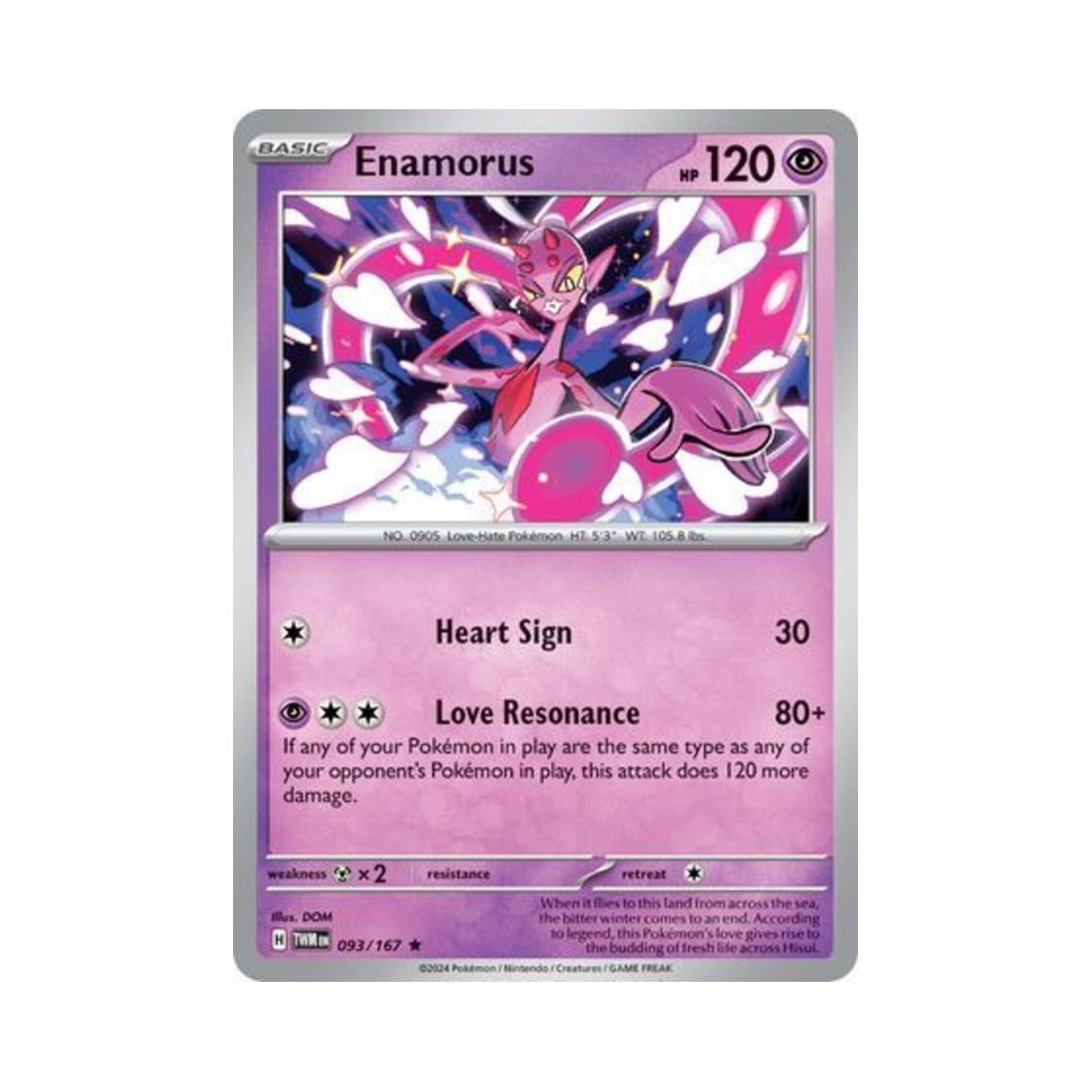 포켓몬 TCG 러브로스 R 트와일라잇 마스커레이드 (영문판)(Pokemon TCG Enamorus R Twilight Masquerade (English Ver.)) - 1