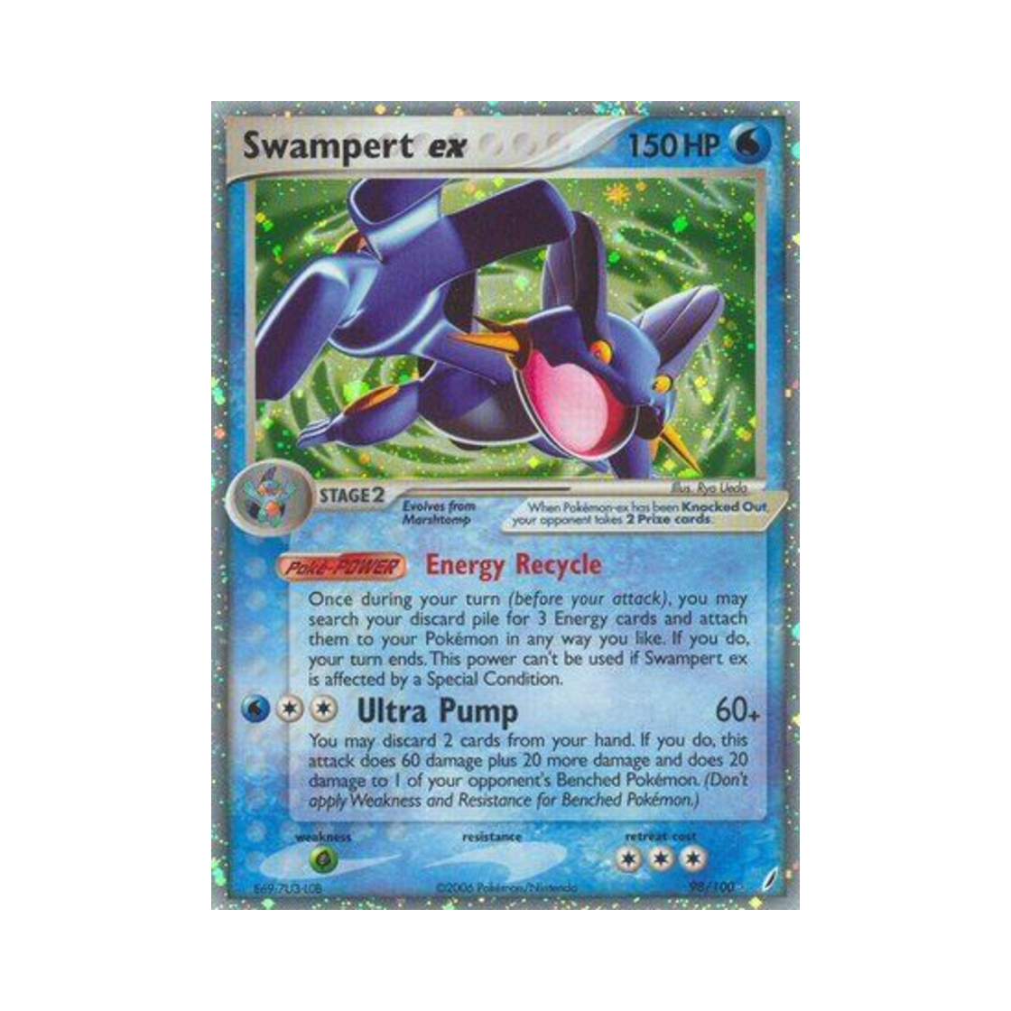 포켓몬 TCG 대짱이 ex RHe EX 크리스탈 가디언스 (영문판)(Pokemon TCG Swampert ex RHe EX Crystal Guardians (English Ver.)) - 1