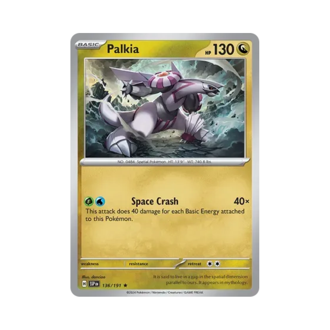 포켓몬 TCG 펄기아 R 서징 스파크 (영문판)(Pokemon TCG Palkia R Surging Sparks (English Ver.)) - 1
