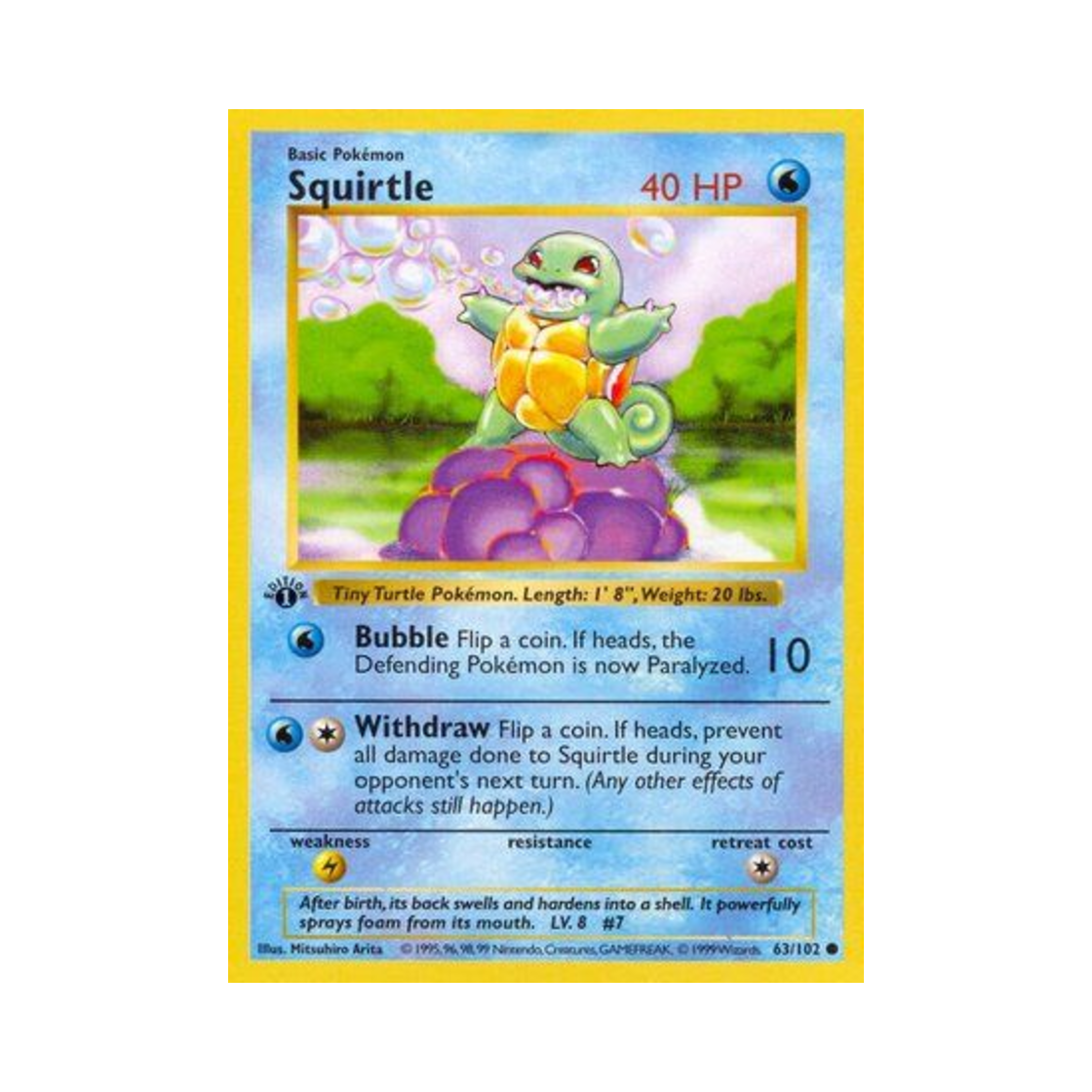 포켓몬 TCG 꼬부기 C 베이스 세트 (영문판)(Pokemon TCG Squirtle C Base Set (English Ver.)) - 1