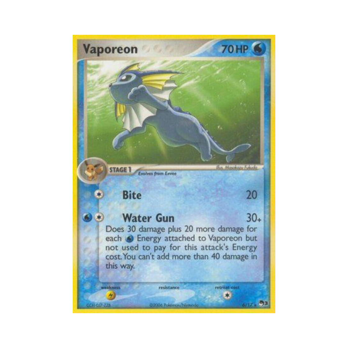 포켓몬 TCG 샤미드 R 팝 시리즈 3 (영문판)(Pokemon TCG Vaporeon R POP Series 3 (English Ver.)) - 1