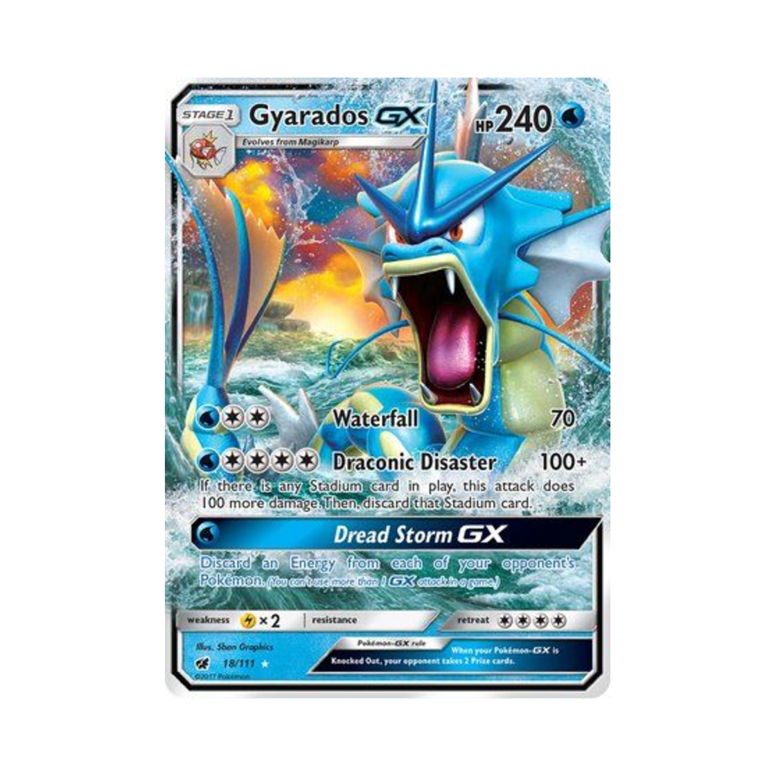 포켓몬 TCG 갸라도스 GX RHG 크림슨 인베이전 (영문판)(Pokemon TCG Gyarados GX RHG Crimson Invasion (English Ver.)) - 1