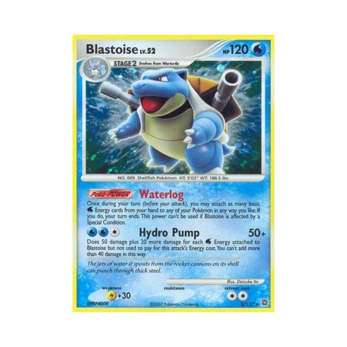 포켓몬 TCG 거북왕 RH 시크릿 원더스 (영문판)(Pokemon TCG Blastoise RH Secret Wonders (English Ver.)) - 1