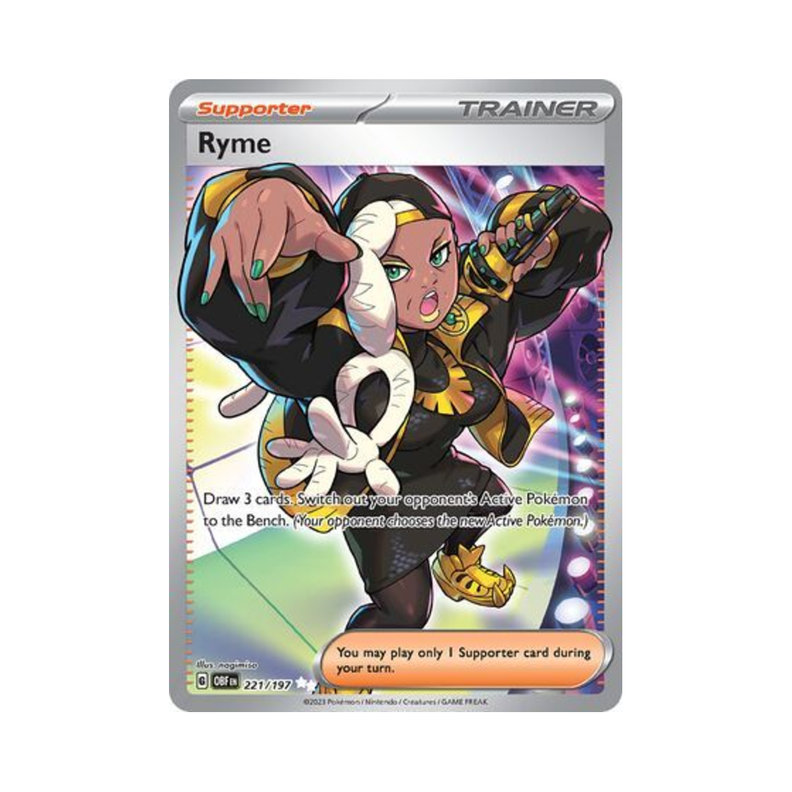 포켓몬 TCG 라임 UR 옵시디언 플레임즈 (영문판)(Pokemon TCG Ryme UR Obsidian Flames (English Ver.)) - 1