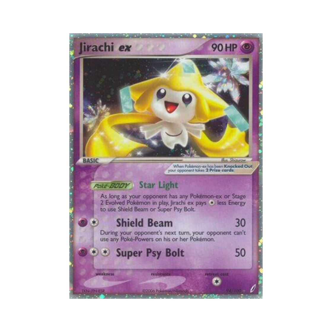 포켓몬 TCG 지라치 ex RHe EX 크리스탈 가디언스 (영문판)(Pokemon TCG Jirachi ex RHe EX Crystal Guardians (English Ver.)) - 1