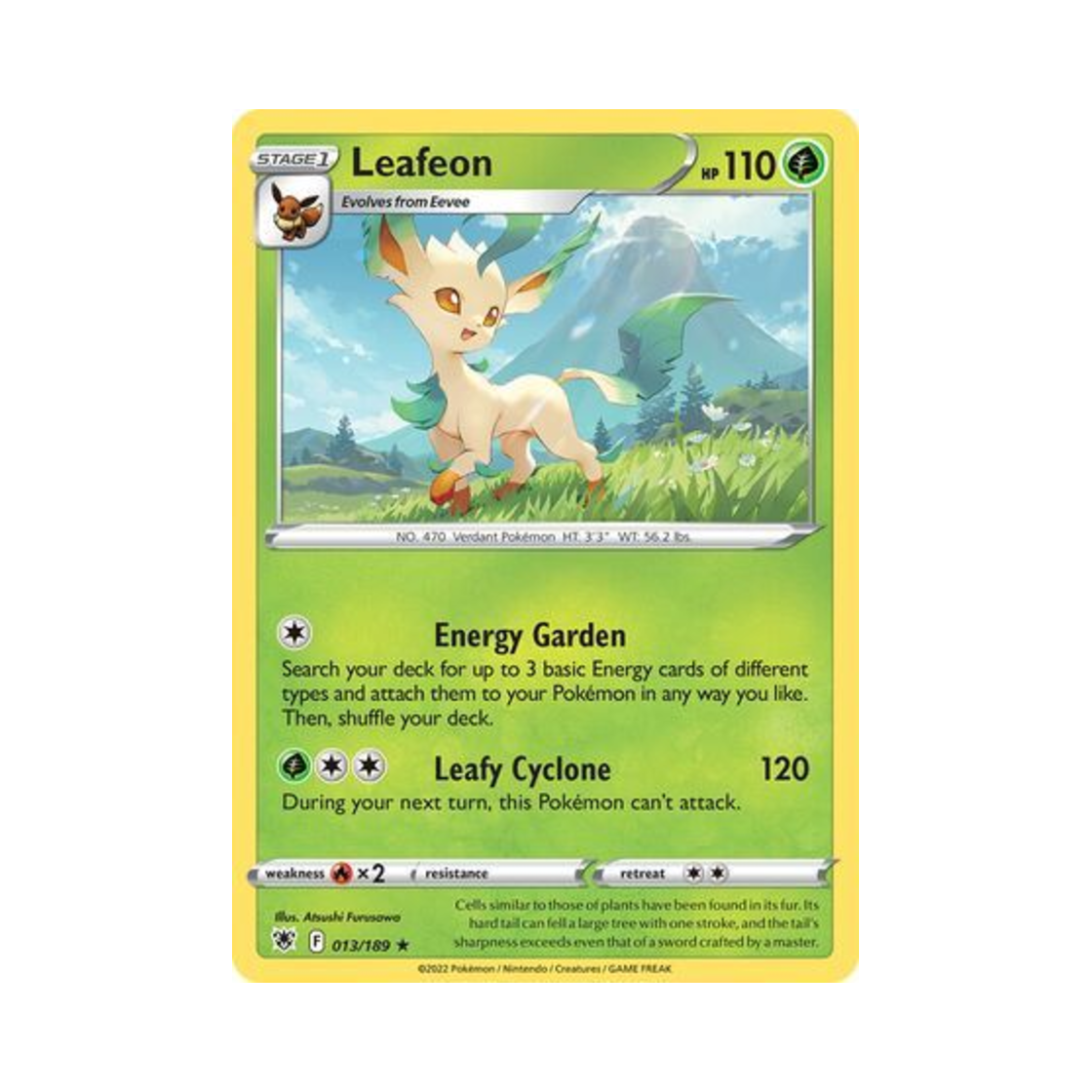 포켓몬 TCG 리피아 R 아스트랄 레디안스 (영문판)(Pokemon TCG Leafeon R Astral Radiance (English Ver.)) - 1