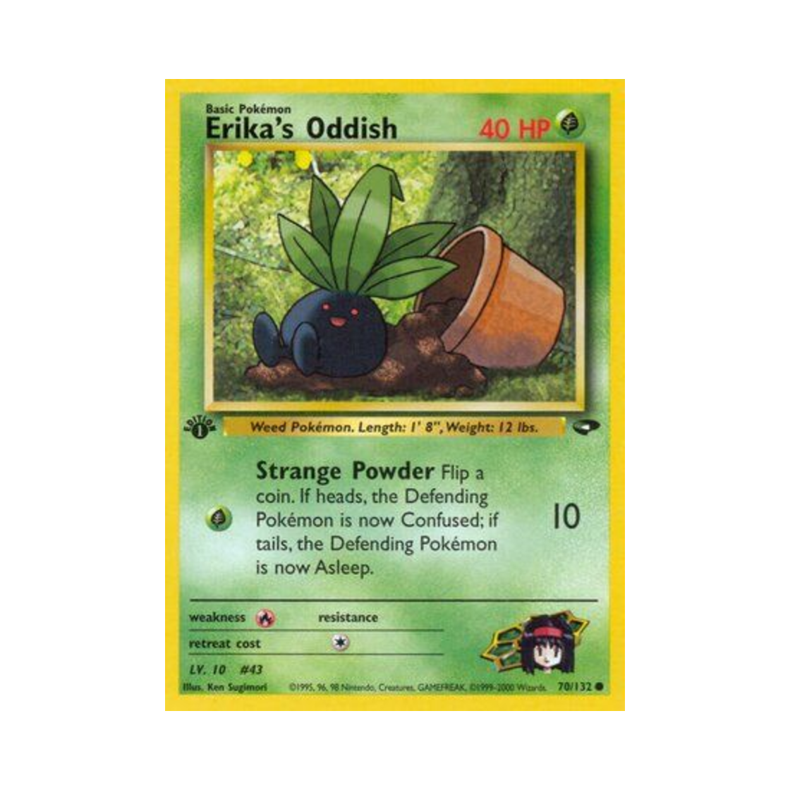 포켓몬 TCG 민화의 뚜벅쵸 C 짐 첼린지 (영문판)(Pokemon TCG Erika's Oddish C Gym Challenge (English Ver.)) - 1