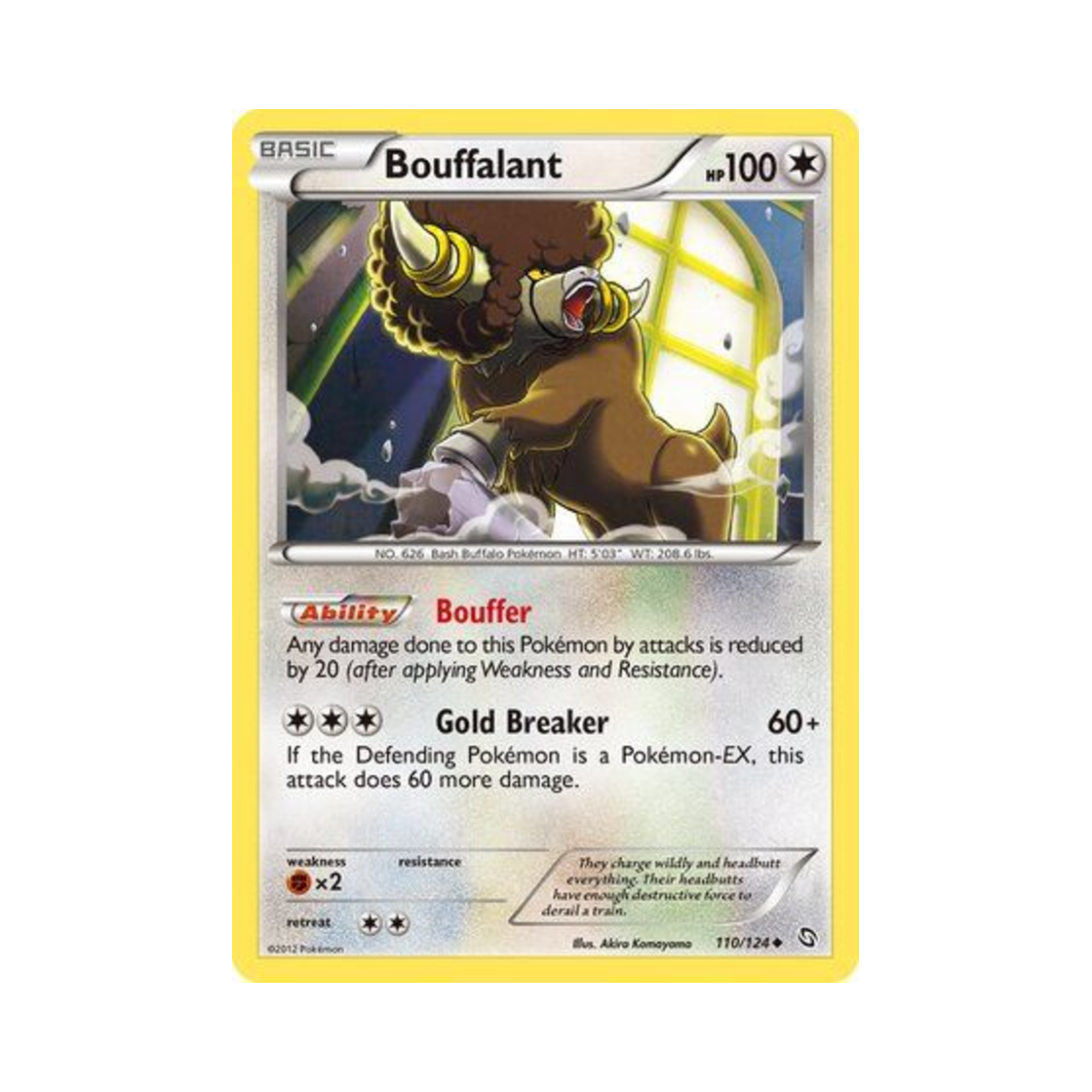 포켓몬 TCG 버프론 U 드래곤즈 엑잘티드 (영문판)(Pokemon TCG Bouffalant U Dragons Exalted (English Ver.)) - 1