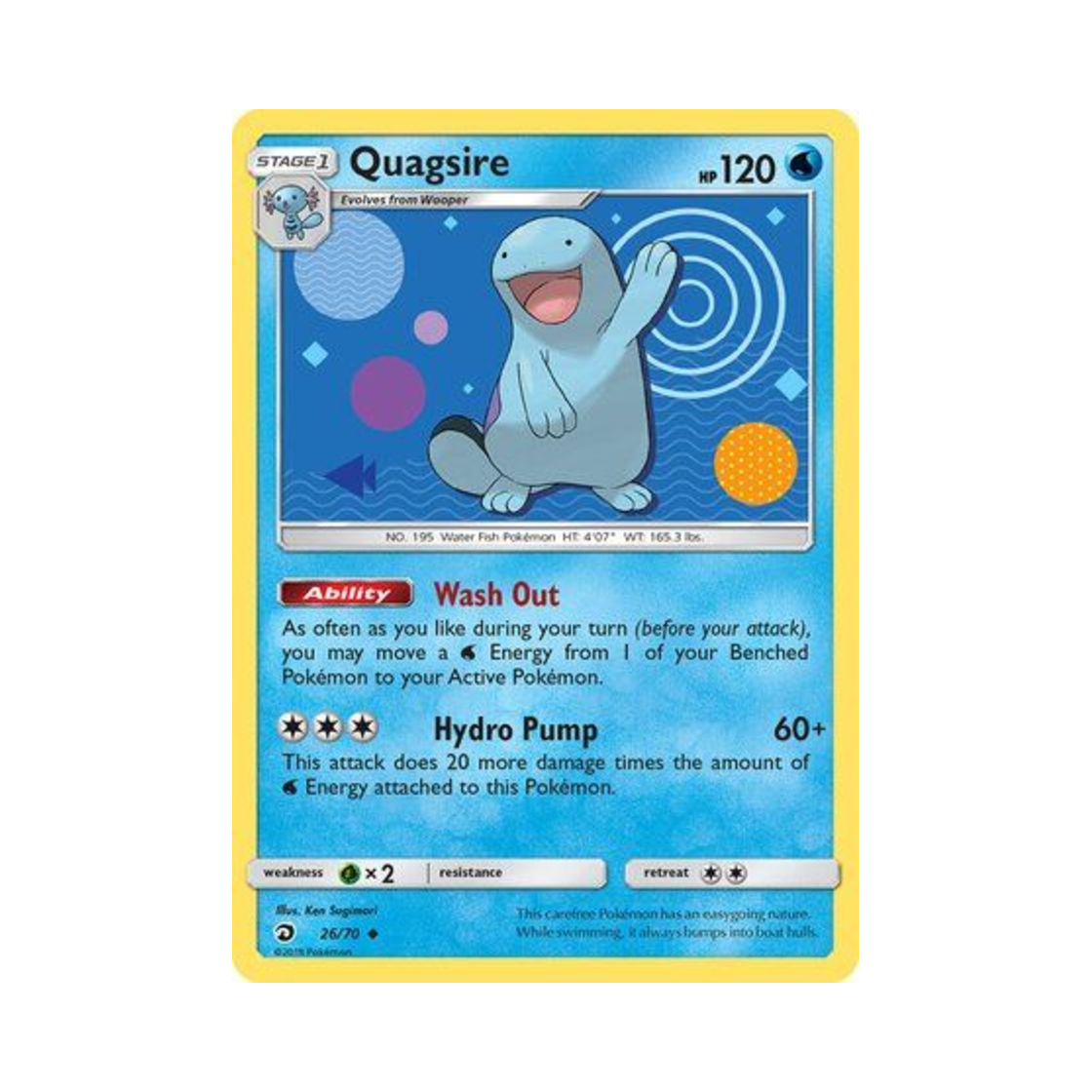 포켓몬 TCG 누오 U 드래곤 마제스티 (영문판)(Pokemon TCG Quagsire U Dragon Majesty (English Ver.)) - 1