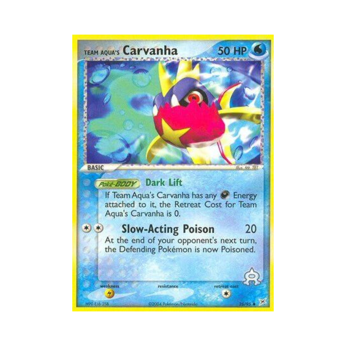 포켓몬 TCG 아쿠아단의 샤프니아 U EX 마그마단 vs 아쿠아단 (영문판)(Pokemon TCG Team Aqua's Carvanha U EX Team Magma vs Team Aqua (English Ver.)) - 1