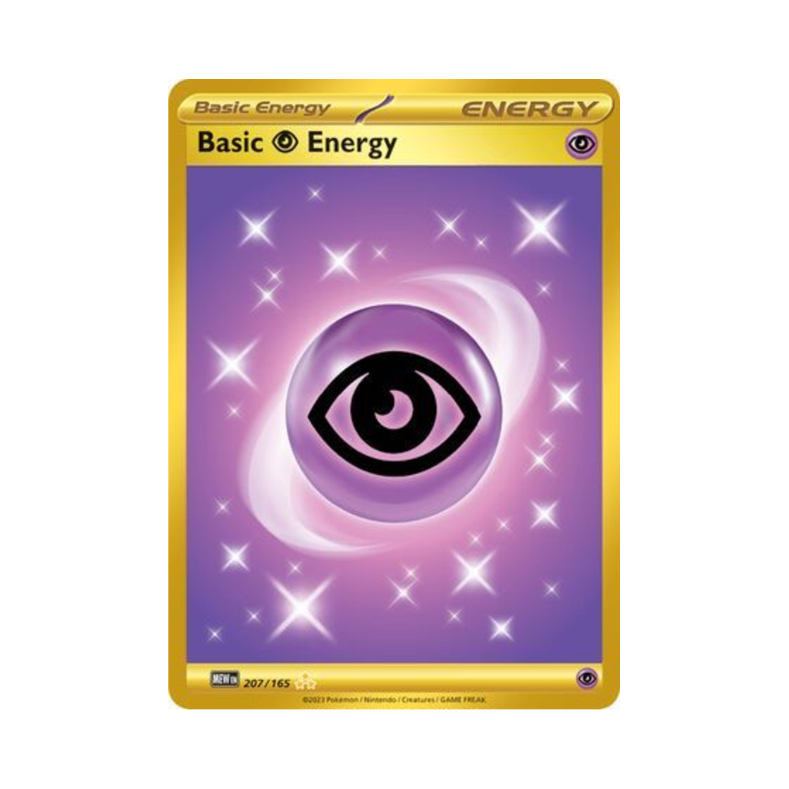 MEW207/165 Pokemon TCG Basic Psychic Energy HR Scarlet & Violet 151 (English Ver.)