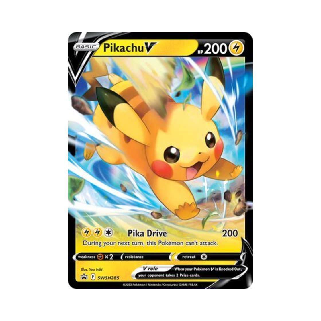 포켓몬 TCG 피카츄 V P 소드 & 실드 프로모카드 (영문판)(Pokemon TCG Pikachu V P Sword & Shield Promos (English Ver.)) - 1