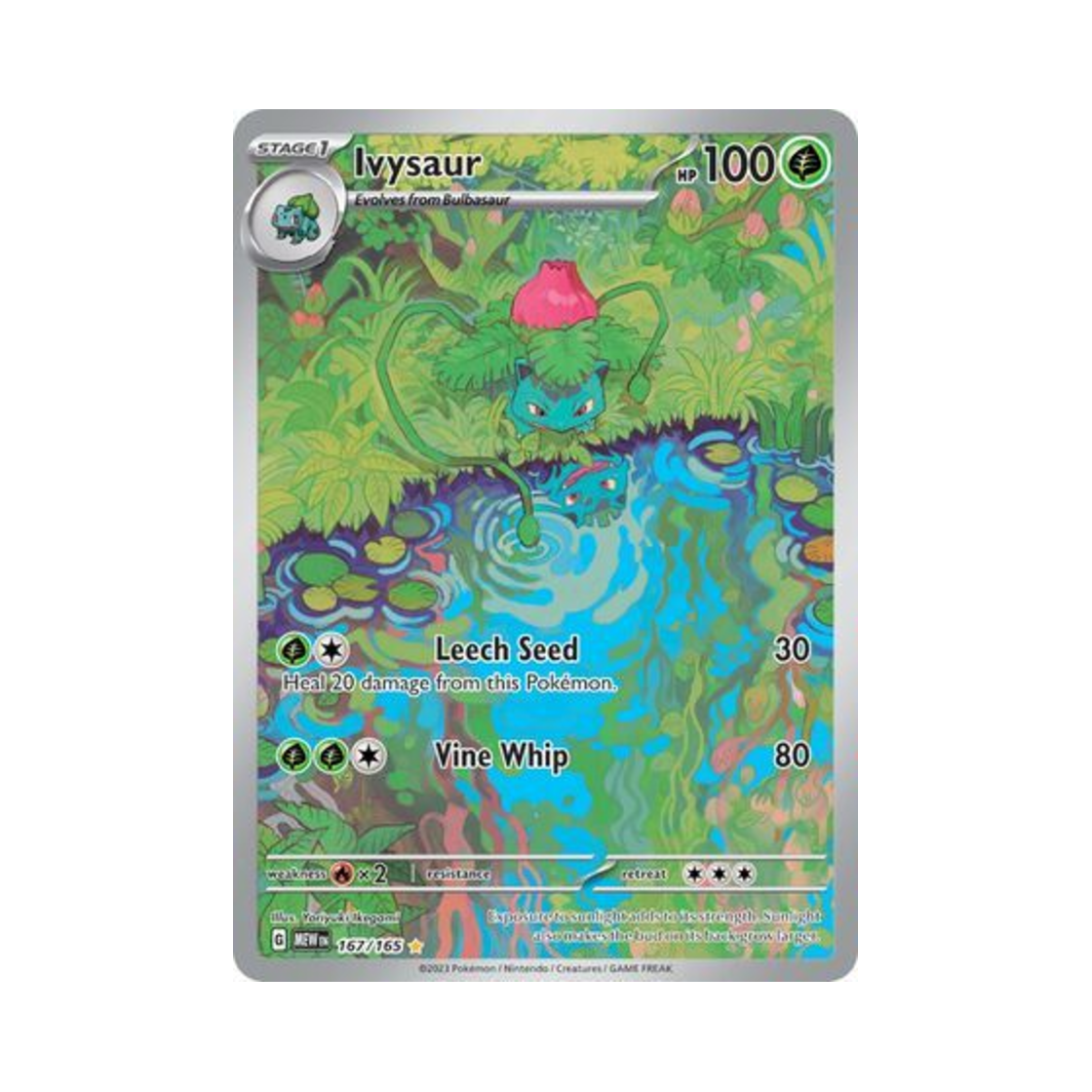 포켓몬 TCG 이상해풀 IR 스칼렛 & 바이올렛 151 (영문판)(Pokemon TCG Ivysaur IR Scarlet & Violet 151 (English Ver.)) - 1