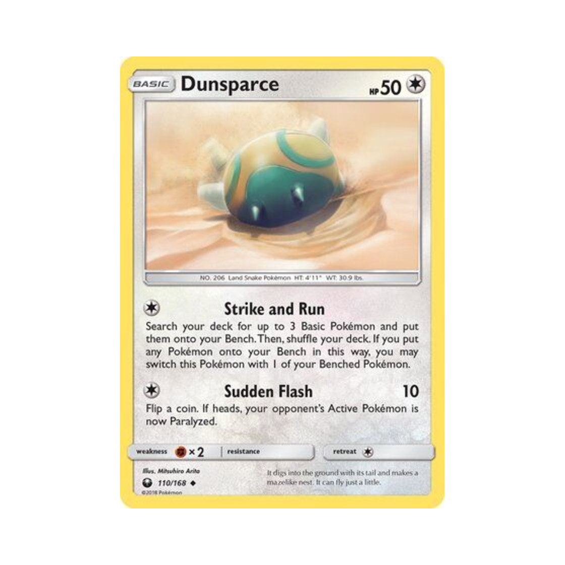 포켓몬 TCG 노고치 U 셀레스티얼 스톰 (영문판)(Pokemon TCG Dunsparce U Celestial Storm (English Ver.)) - 1