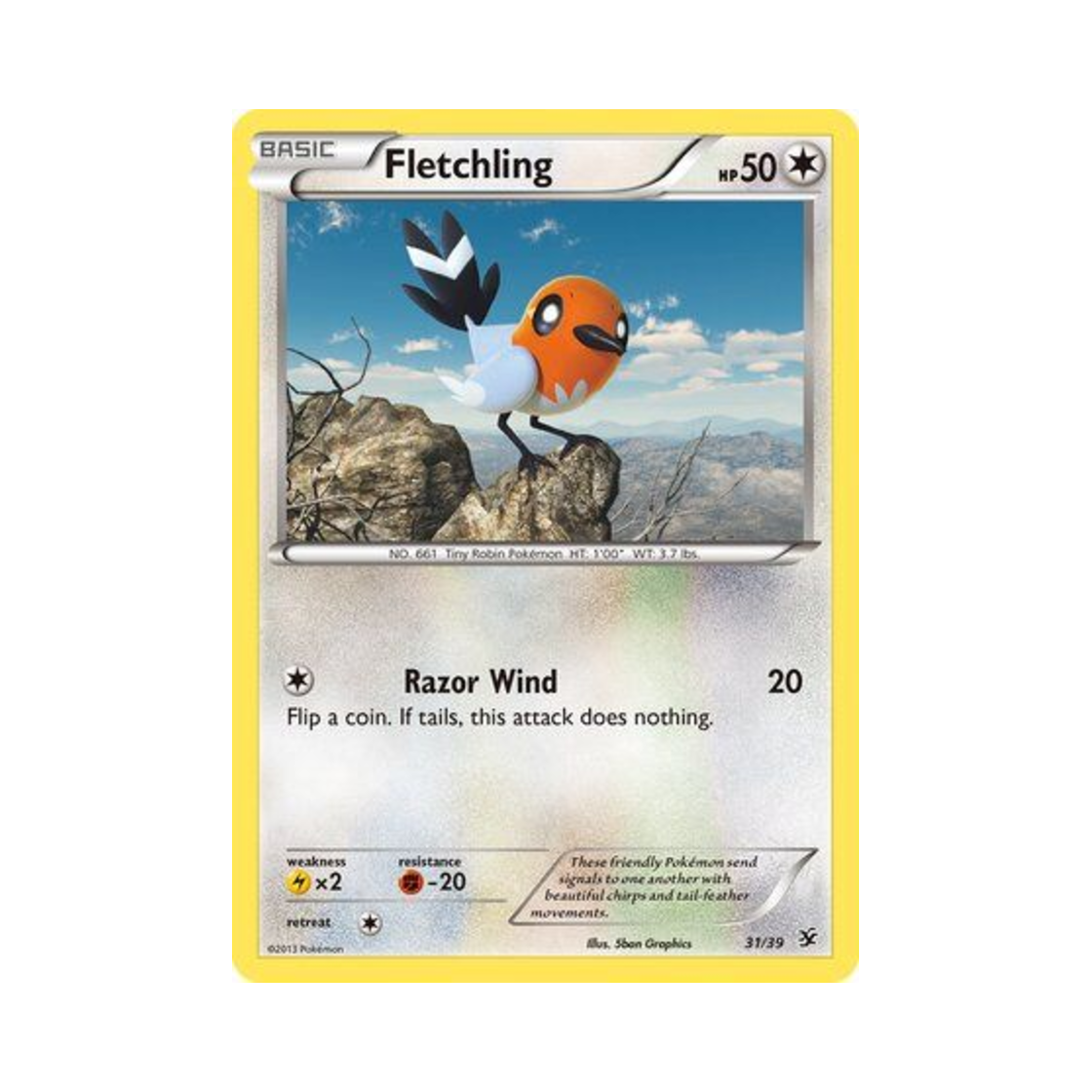 포켓몬 TCG 화살꼬빈 칼로스 스타터 세트 (영문판)(Pokemon TCG Fletchling Kalos Starter Set (English Ver.)) - 1