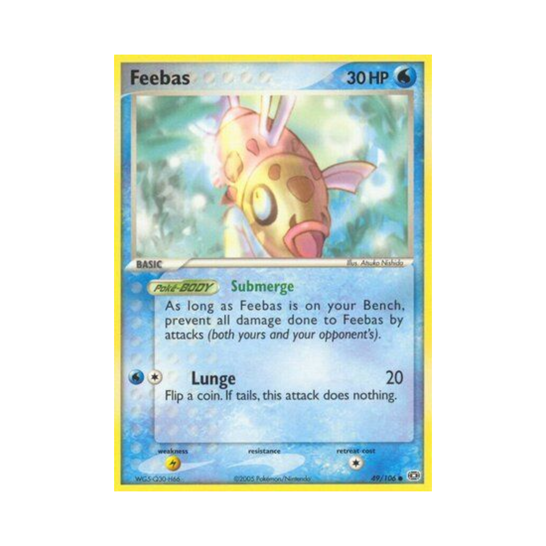 포켓몬 TCG 빈티나 C EX 에메랄드 (영문판)(Pokemon TCG Feebas C EX Emerald (English Ver.))