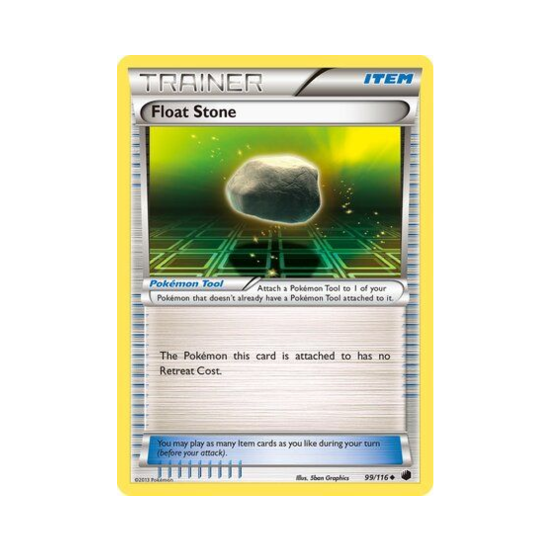 포켓몬 TCG 가벼운돌 U 플라스마 프리즈 (영문판)(Pokemon TCG Float Stone U Plasma Freeze (English Ver.))
