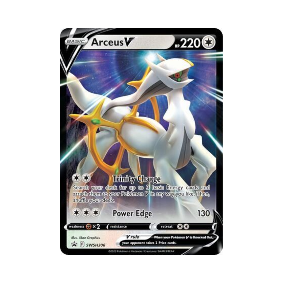 포켓몬 TCG 아르세우스 V P 소드 & 실드 프로모카드 (영문판)(Pokemon TCG Arceus V P Sword & Shield Promos (English Ver.))