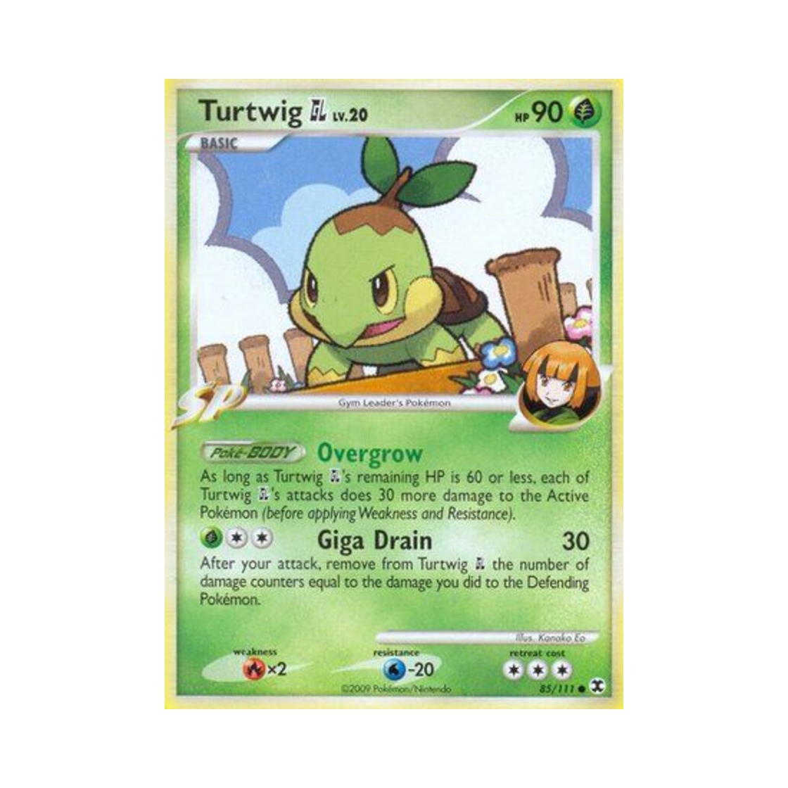 포켓몬 TCG 모부기 GL C 라이징 라이벌스 (영문판)(Pokemon TCG Turtwig GL C Rising Rivals (English Ver.)) - 1