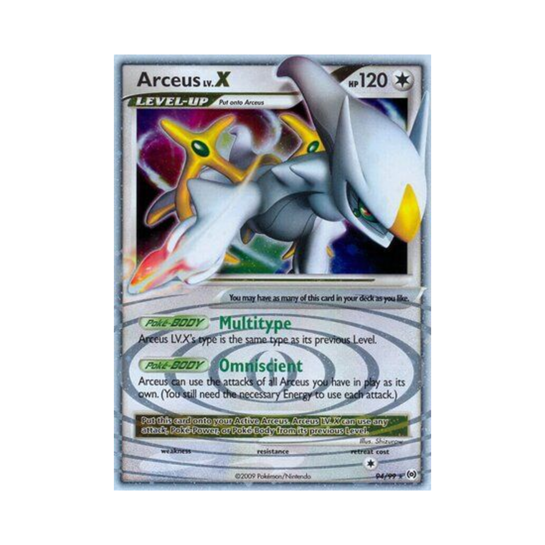 포켓몬 TCG 아르세우스 LV.X RHL 아르세우스 (영문판)(Pokemon TCG Arceus LV.X RHL Arceus (English Ver.)) - 1