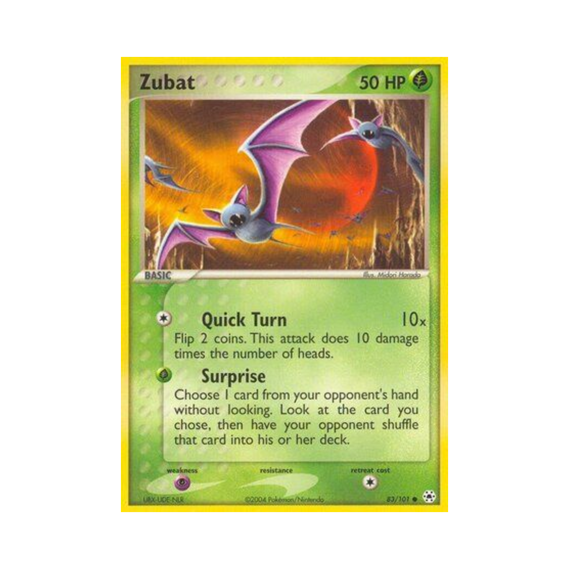포켓몬 TCG 주뱃 C EX 히든 레전드 (영문판)(Pokemon TCG Zubat C EX Hidden Legends (English Ver.)) - 1