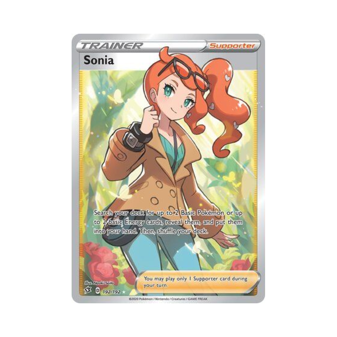RCL192/192 Pokemon TCG Sonia RU Rebel Clash (English Ver.)