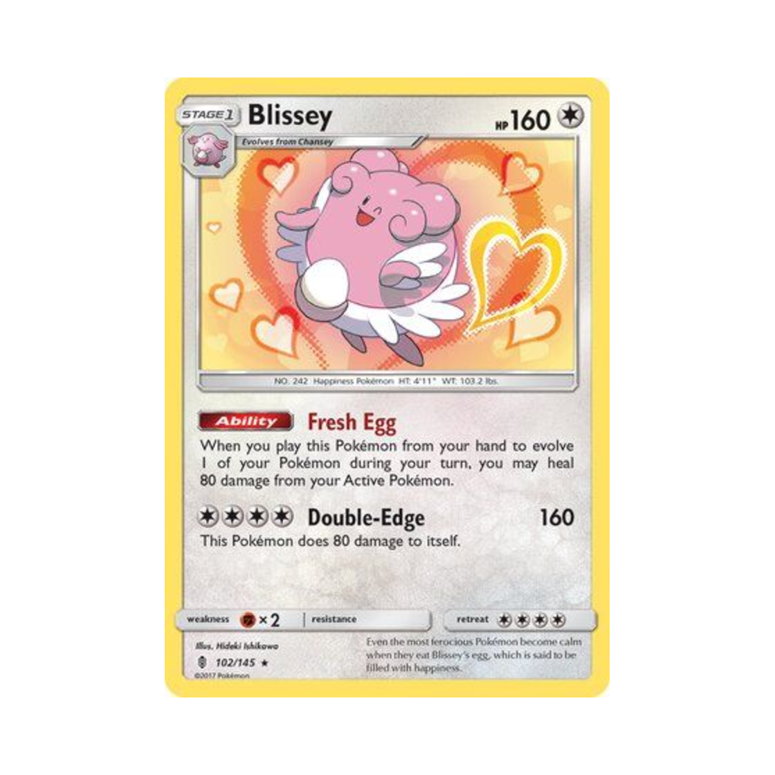 포켓몬 TCG 해피너스 RH 가디언스 라이징 (영문판)(Pokemon TCG Blissey RH Guardians Rising (English Ver.)) - 1