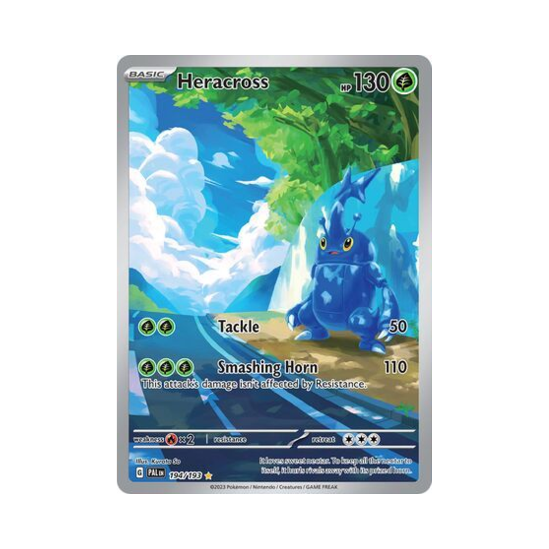포켓몬 TCG 헤라크로스 IR 팔데아 이볼브드 (영문판)(Pokemon TCG Heracross IR Paldea Evolved (English Ver.)) - 1