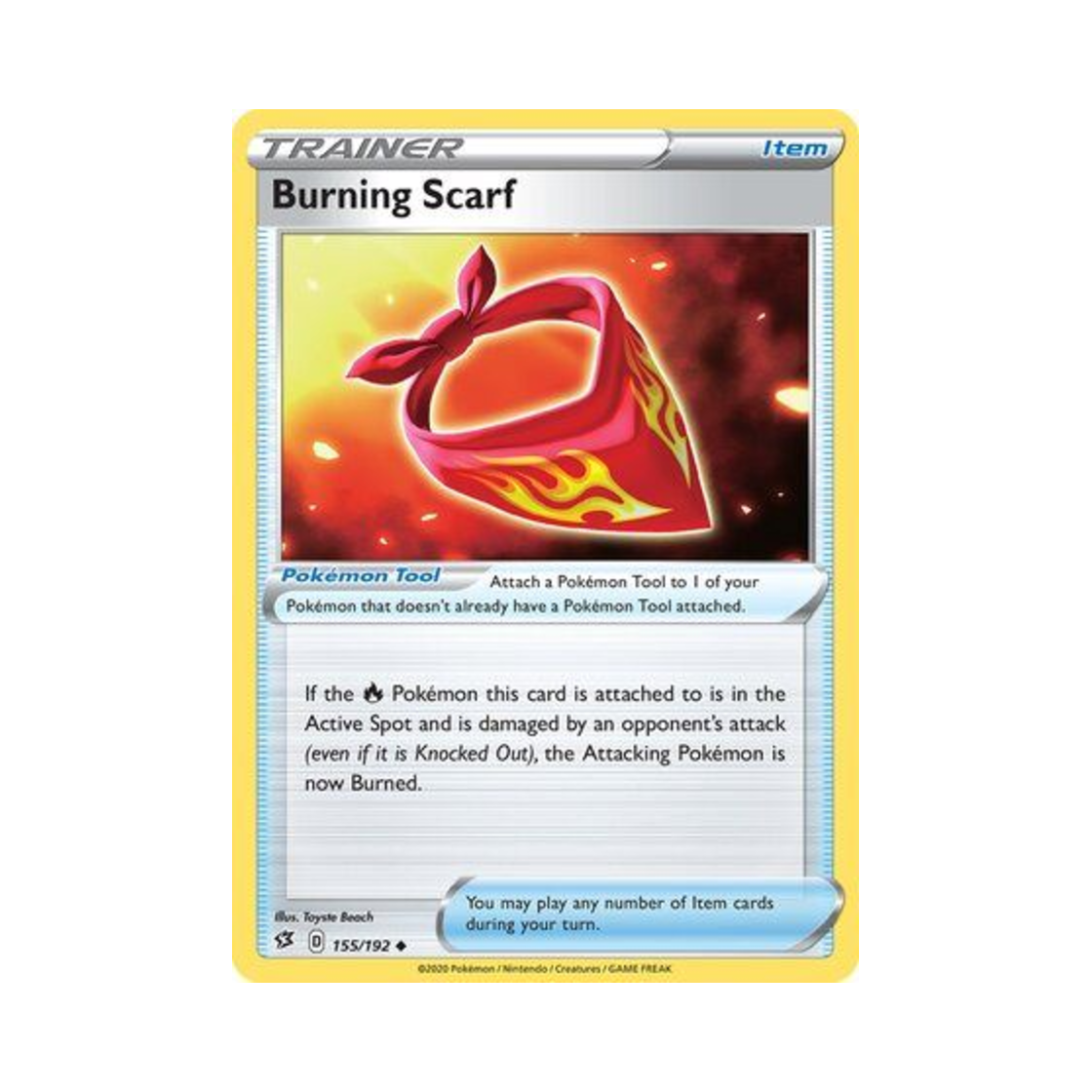 포켓몬 TCG 불타는 스카프 U 레벌 크래시 (영문판)(Pokemon TCG Burning Scarf U Rebel Clash (English Ver.)) - 1