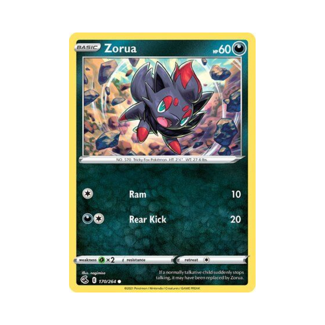 포켓몬 TCG 조로아 C 퓨전 스트라이크 (영문판)(Pokemon TCG Zorua C Fusion Strike (English Ver.)) - 1