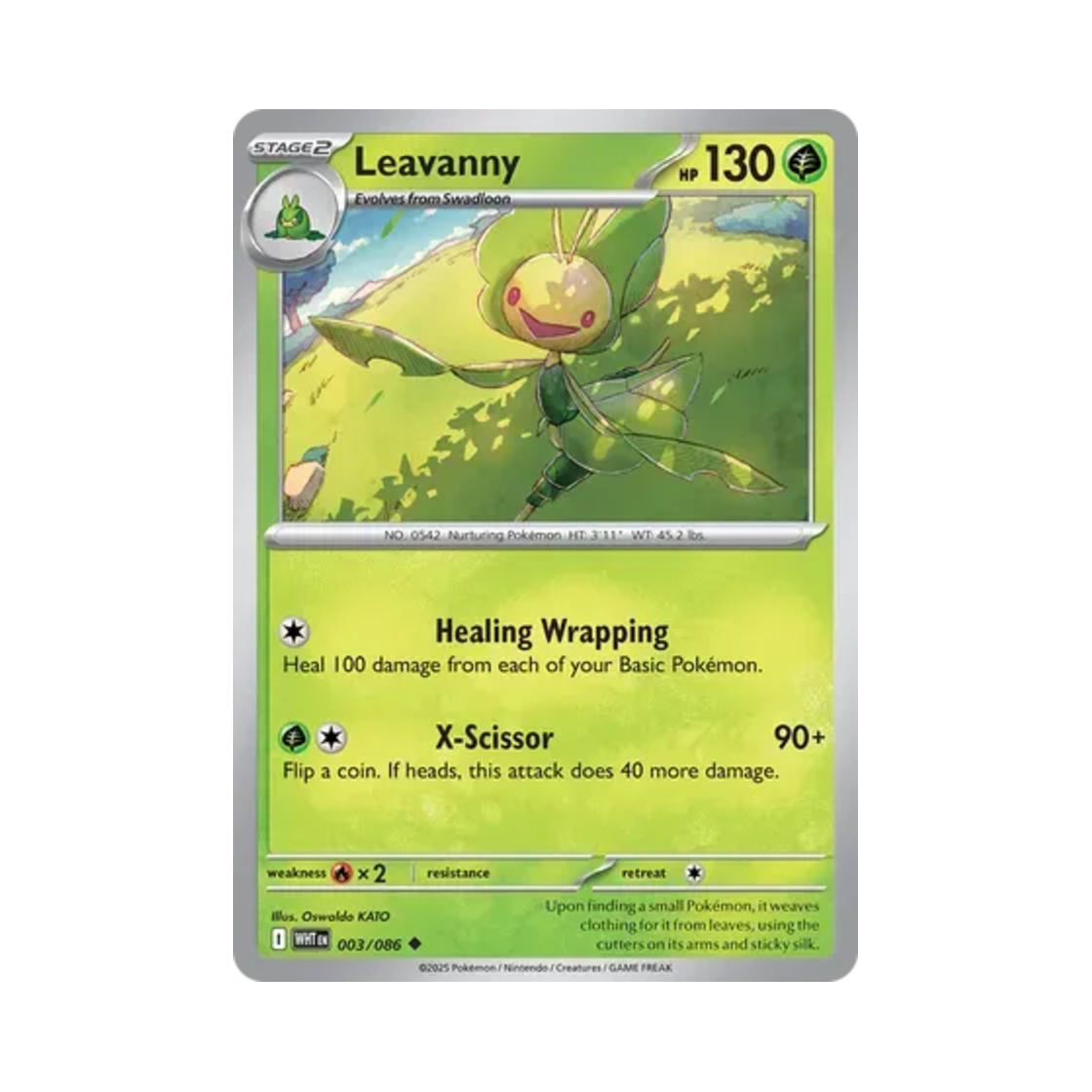 포켓몬 TCG 모아머 U 화이트플레어 (영문판)(Pokemon TCG Leavanny U White Flare (English Ver.)) - 1