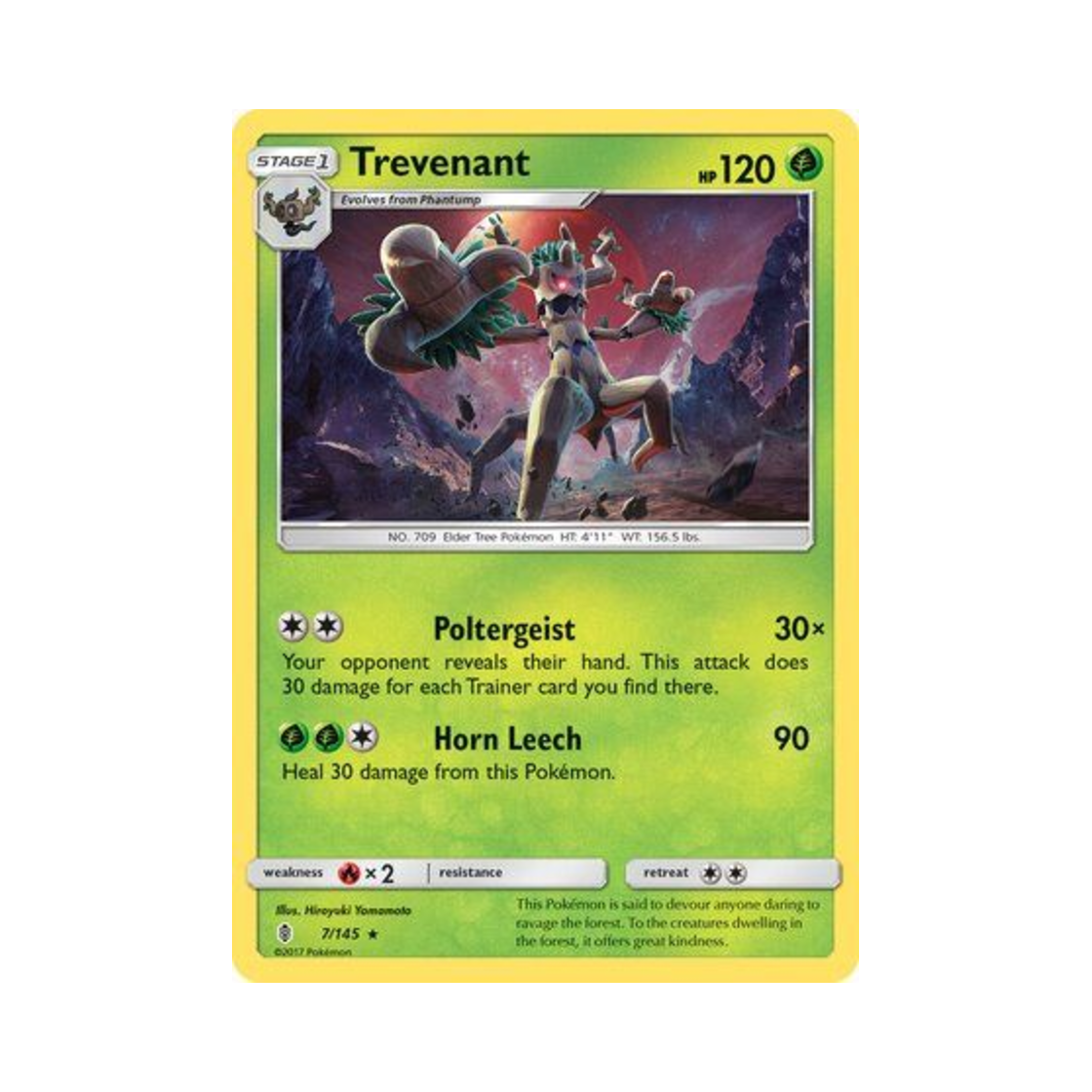 포켓몬 TCG 대로트 R 가디언스 라이징 (영문판)(Pokemon TCG Trevenant R Guardians Rising (English Ver.))