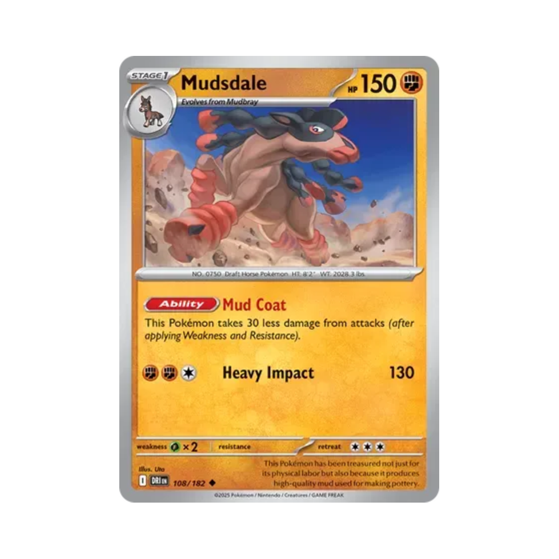 포켓몬 TCG 만마드 U 데스티니드 라이벌스 (영문판)(Pokemon TCG Mudsdale U Destined Rivals (English Ver.)) - 1