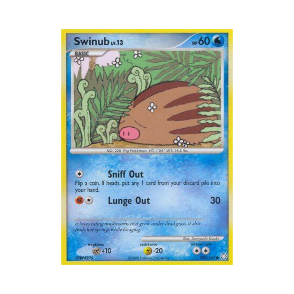 포켓몬 TCG 꾸꾸리 C 레전드 어웨이크드 (영문판)(Pokemon TCG Swinub C Legends Awakened (English Ver.)) - 1