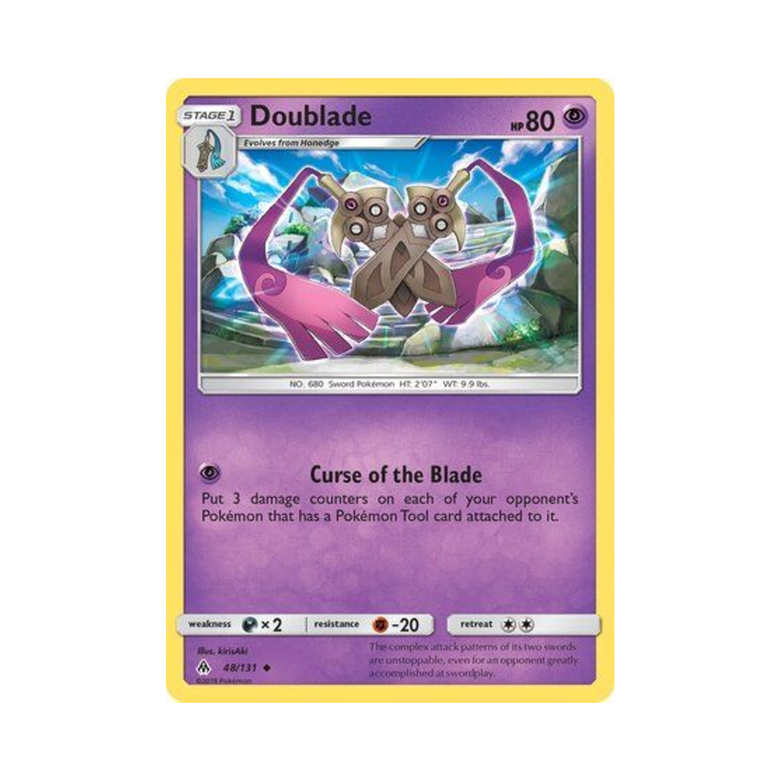 포켓몬 TCG 쌍검킬 U 포비든 라이트 (영문판)(Pokemon TCG Doublade U Forbidden Light (English Ver.)) - 1
