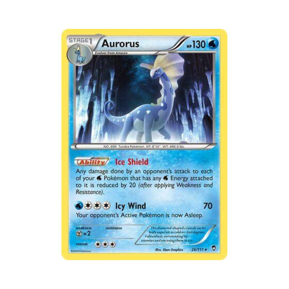 포켓몬 TCG 아마루르가 R 퓨리어스 피스트 (영문판)(Pokemon TCG Aurorus R Furious Fists (English Ver.)) - 1
