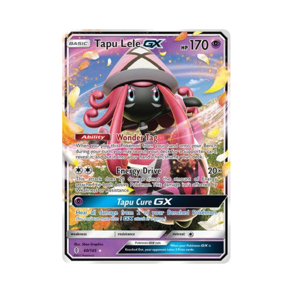 포켓몬 TCG 카푸나비나 GX RHG 가디언스 라이징 (영문판)(Pokemon TCG Tapu Lele GX RHG Guardians Rising (English Ver.)) - 1