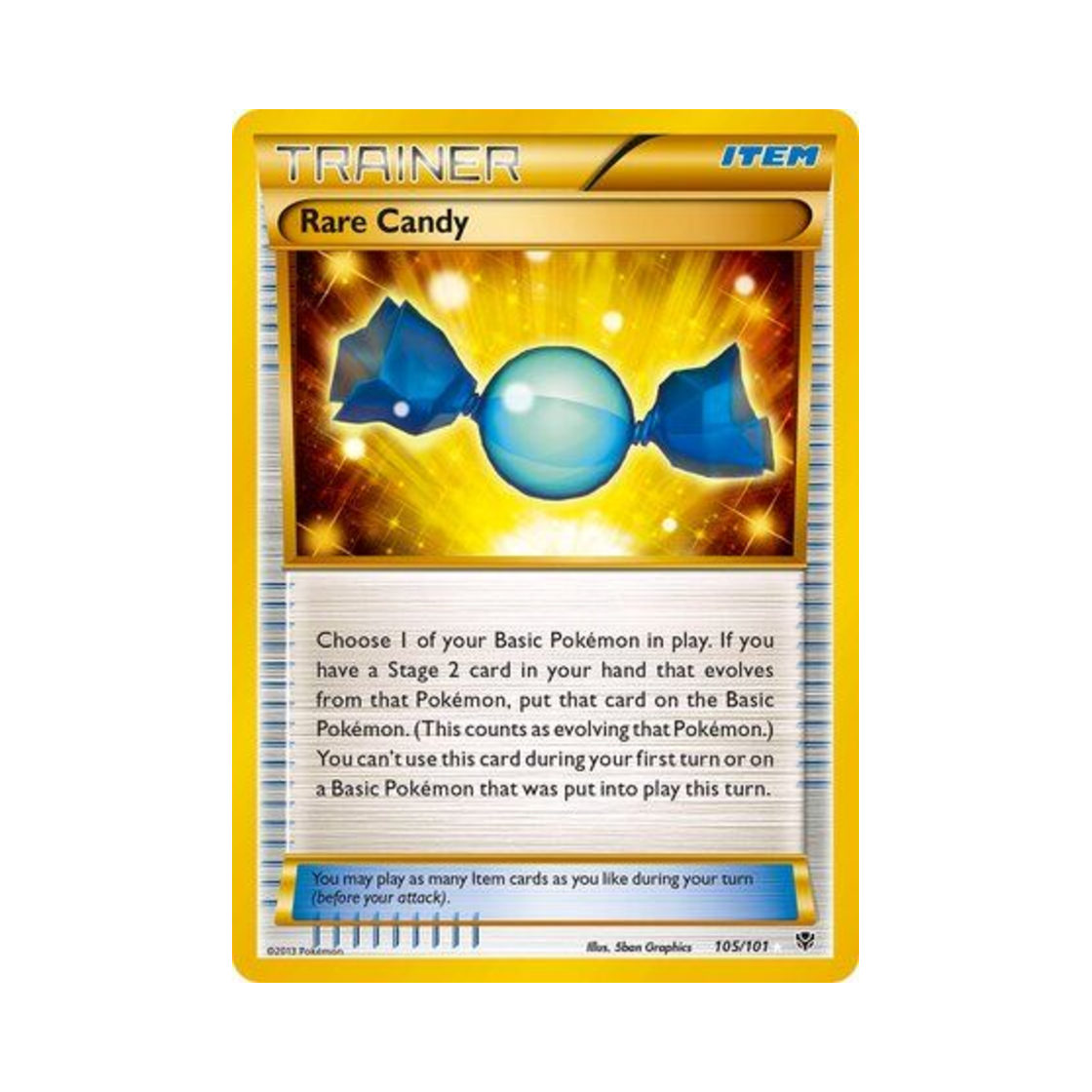 포켓몬 TCG 이상한 사탕 RS 플라스마 블라스트 (영문판)(Pokemon TCG Rare Candy RS Plasma Blast (English Ver.)) - 1